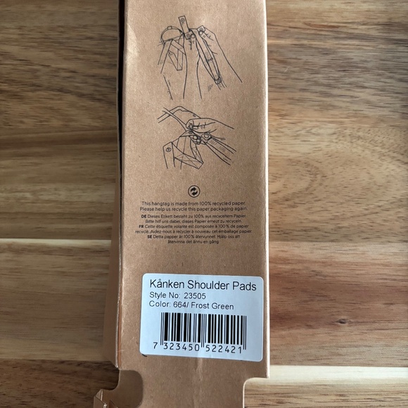 Fjallraven Kanken Shoulder Pads (Frost Green) - Picture 4 of 7